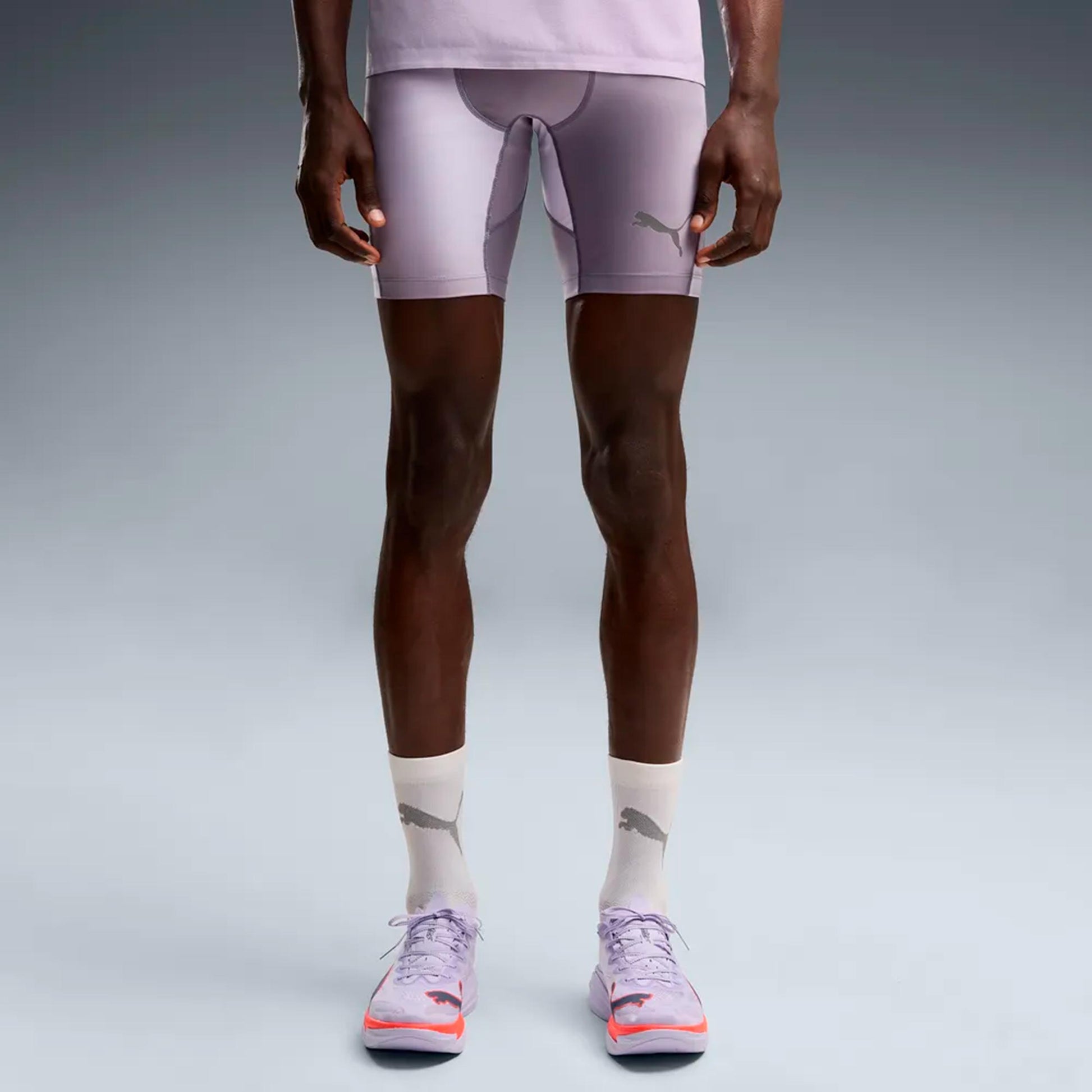 Puma Lightspeed AOP 8in half  Löpartights Herrar - grå