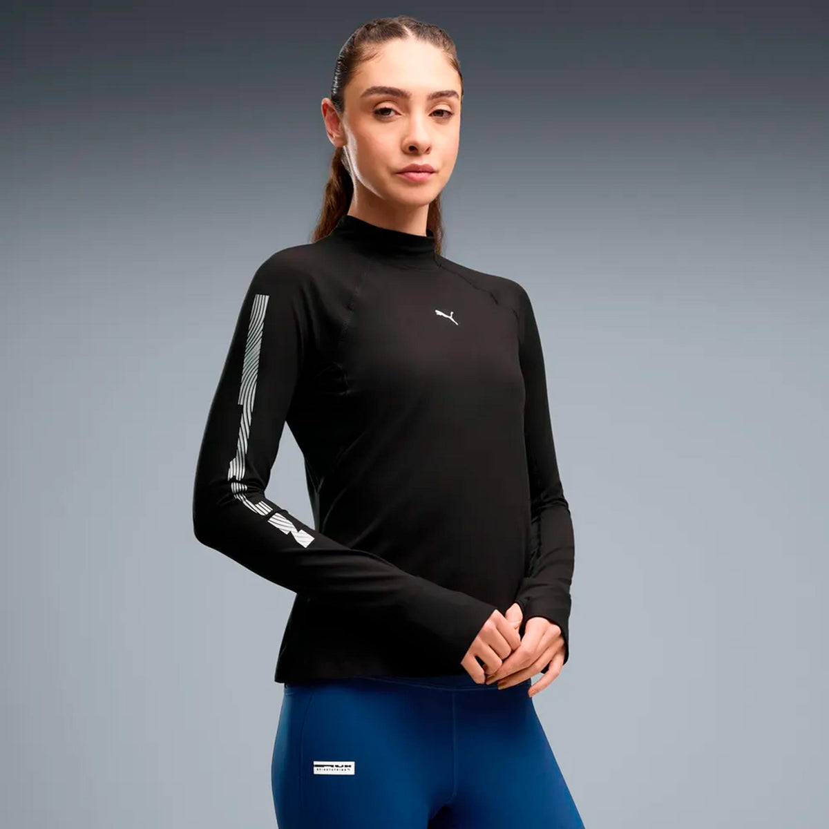 Puma Brightstride Cloudspun  Löpartröja Damer - svart