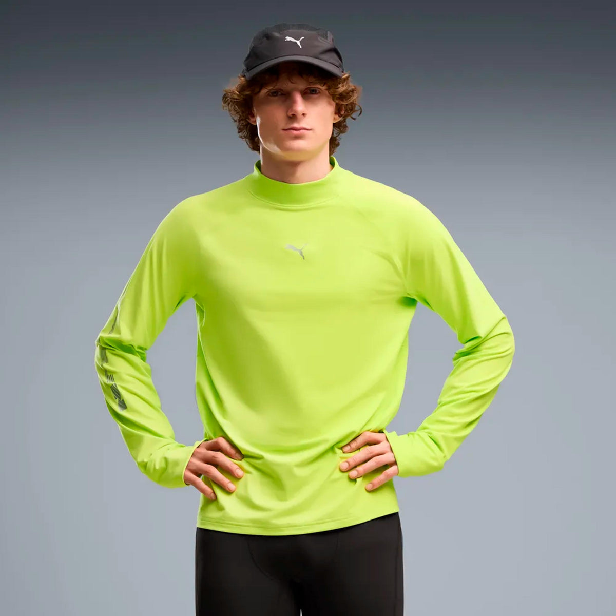 Puma Brightstride Cloudspun  Löpartröja Herrar - lime