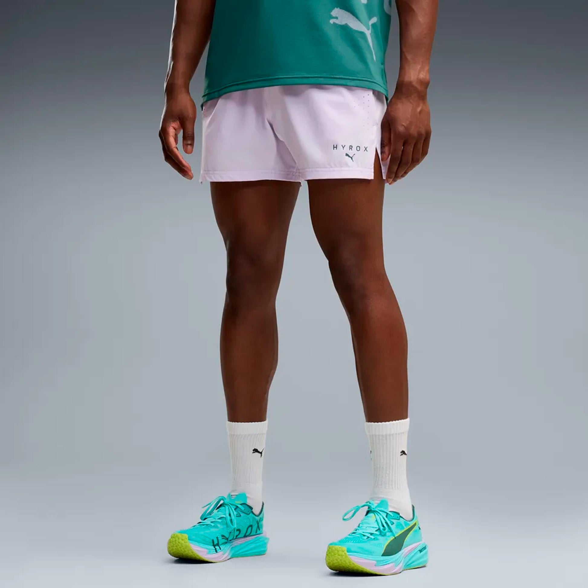 Puma HYROX PWRMODE 5in  Löparshorts Herrar - syrén