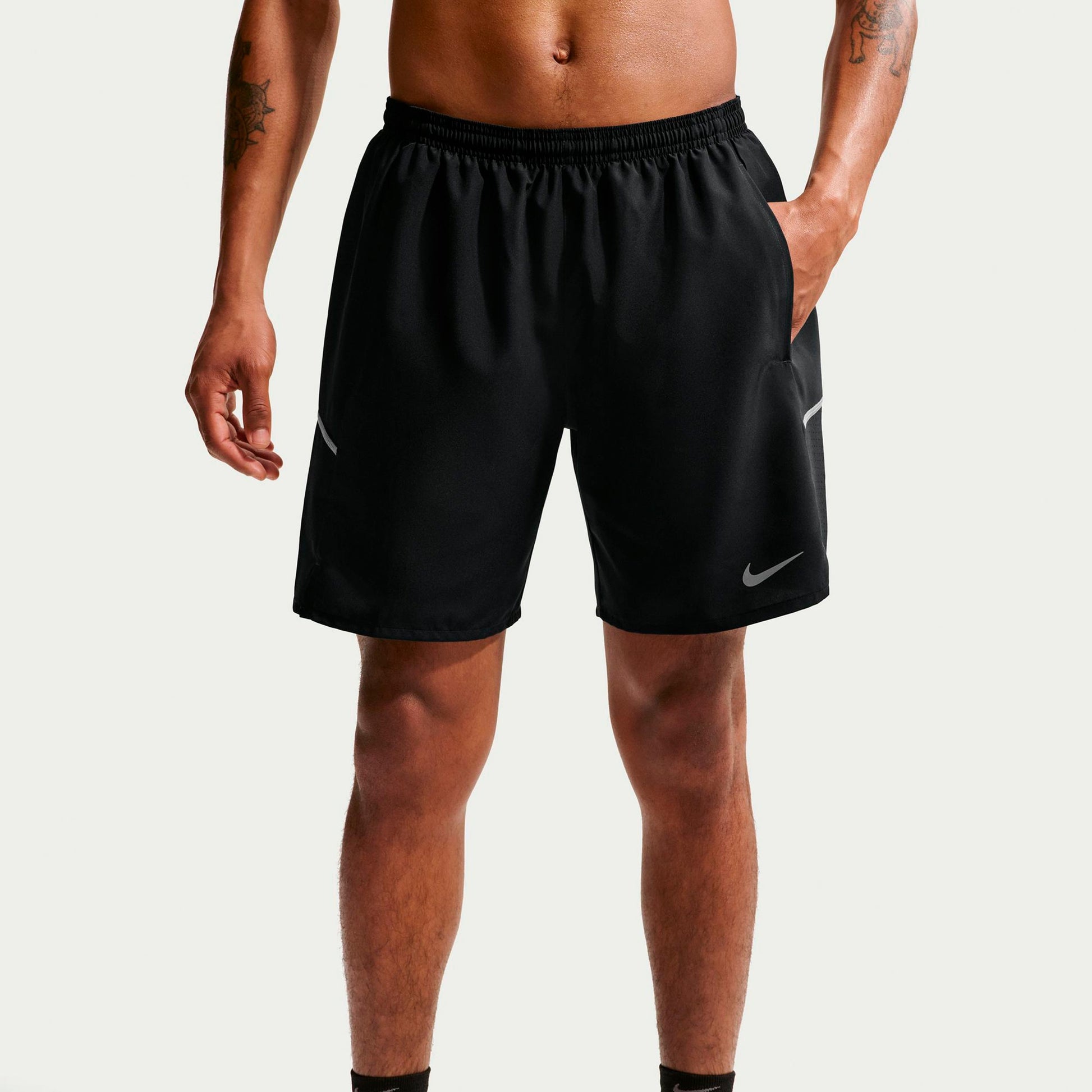 Nike Miler 7in  Löparshorts Herrar - svart, silver