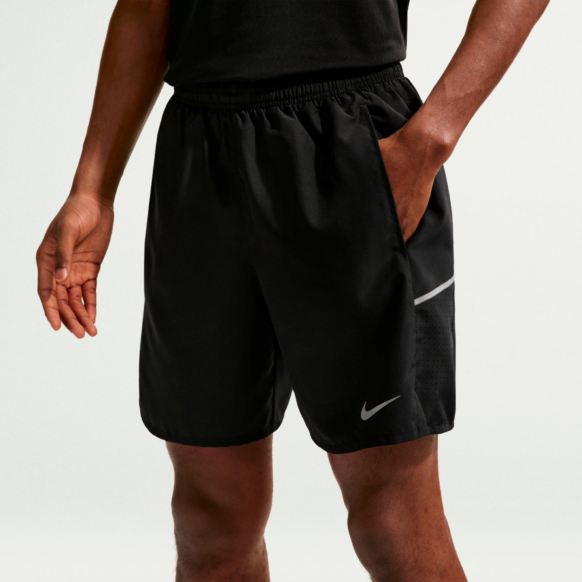 Nike Miler 2in1  Löparshorts Herrar - svart, silver