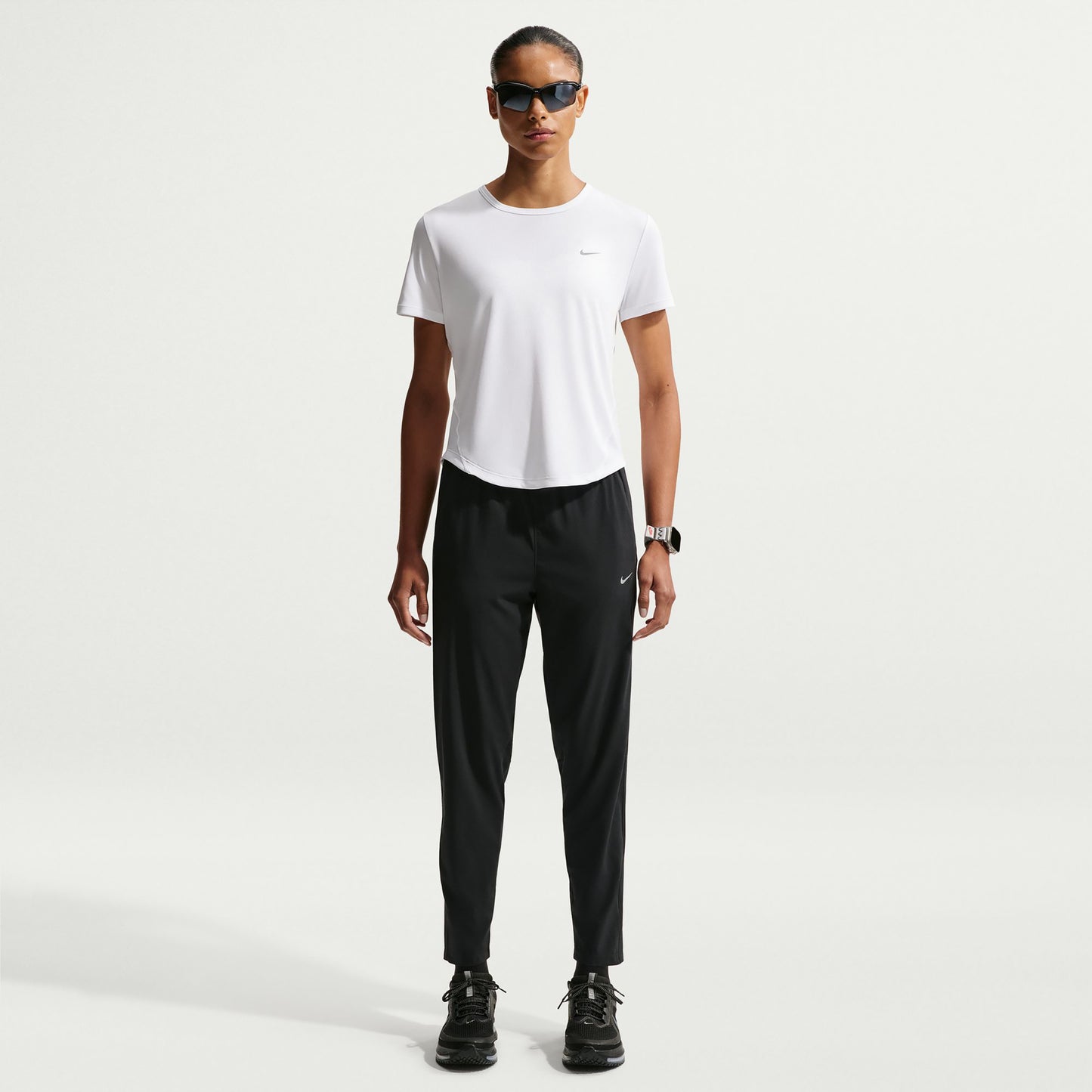 Nike Tempo  Löpartröja Damer - vit, silver
