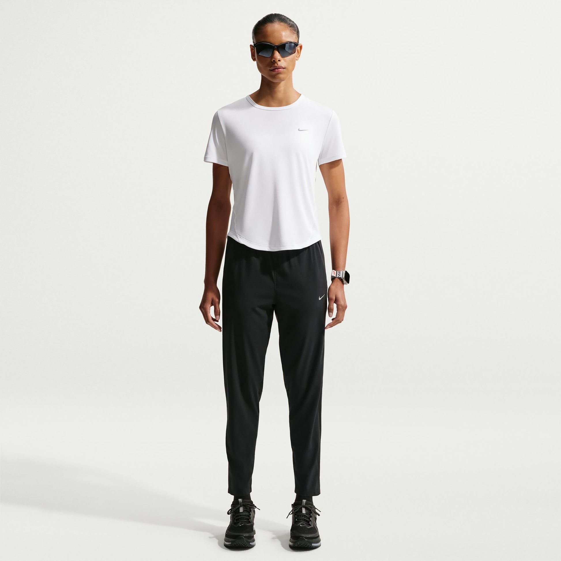 Nike Tempo  Löpartröja Damer - vit, silver