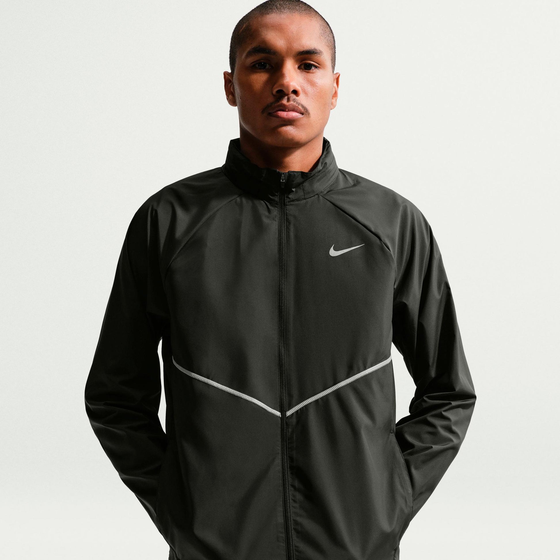 Nike Miler  Löparjacka Herrar - svart, svart