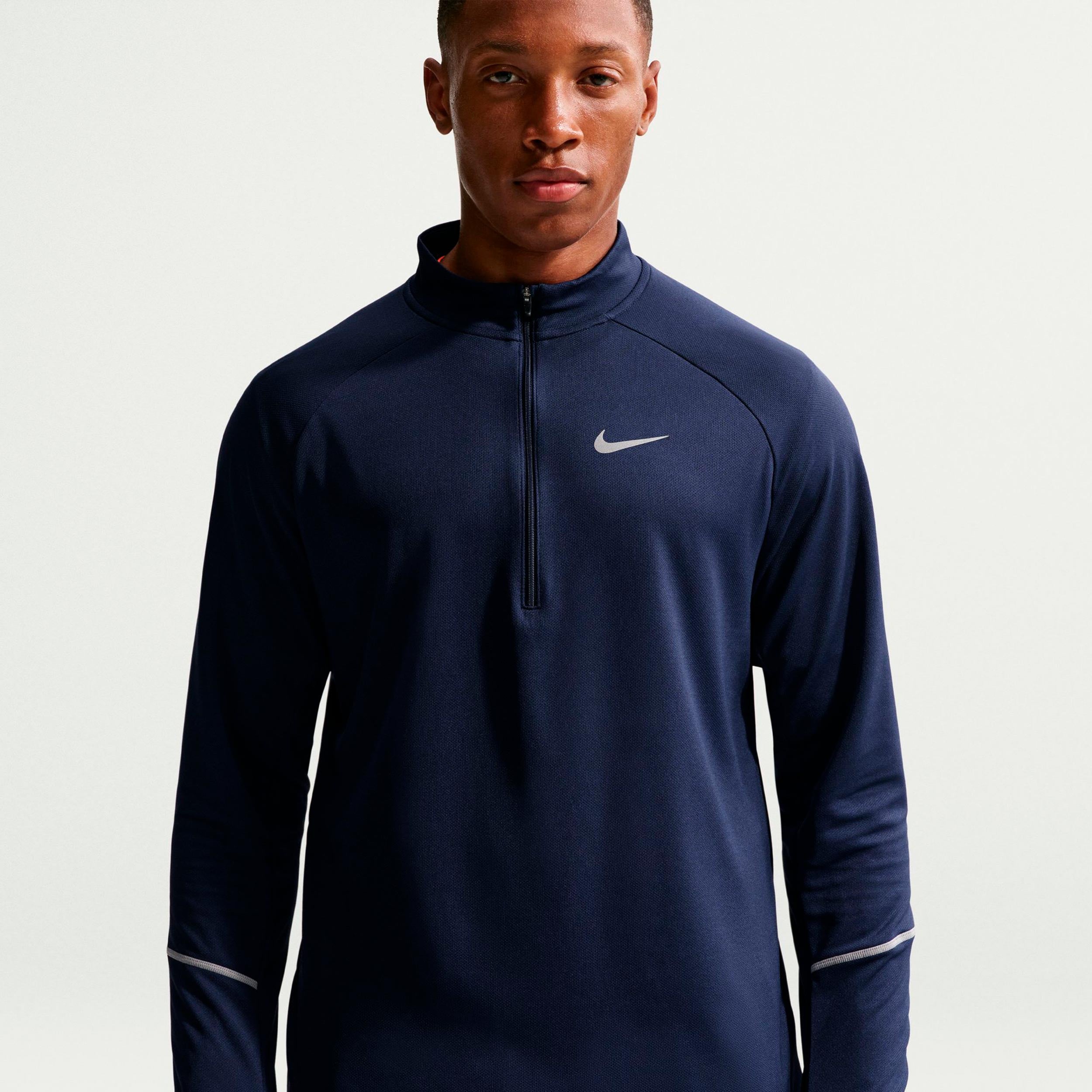 Nike Miler  Löpartröja Herrar - mörkblå, silver