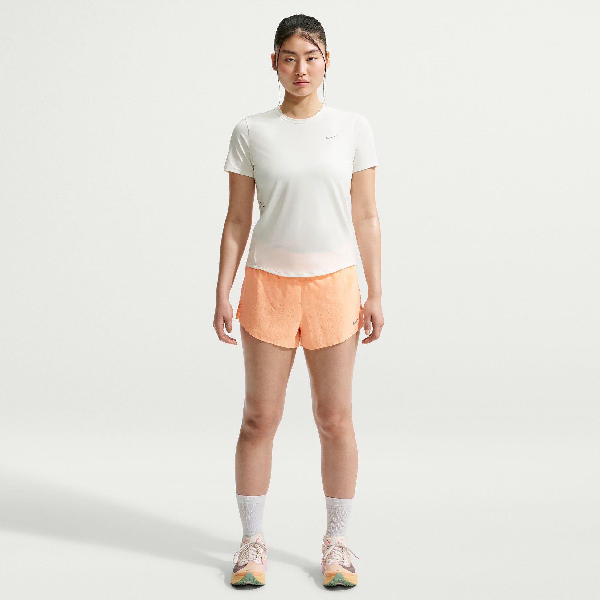 Nike Swift  Löpartröja Damer - vit, silver