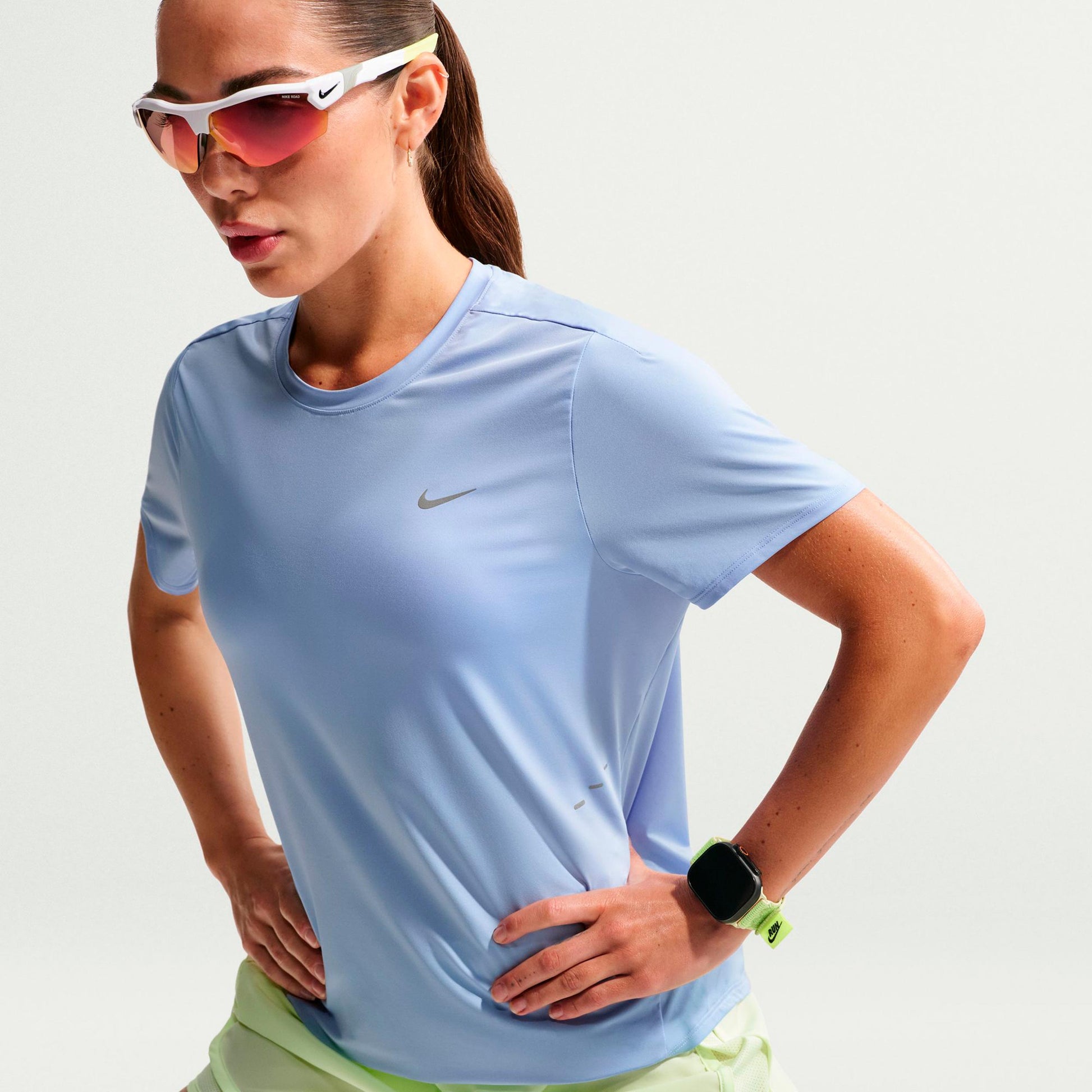 Nike Swift  Löpartröja Damer - blå, silver