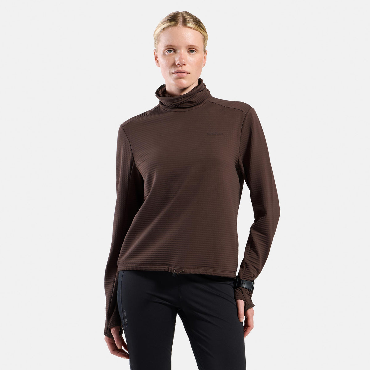 Odlo Essential Thermal Midlayer  Löpartröja Damer - brun