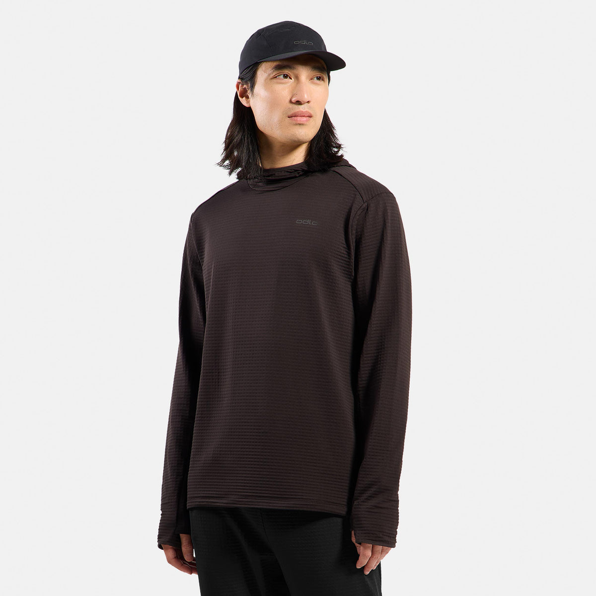 Odlo Essential Thermal Midlayer  Löpartröja Herrar - brun