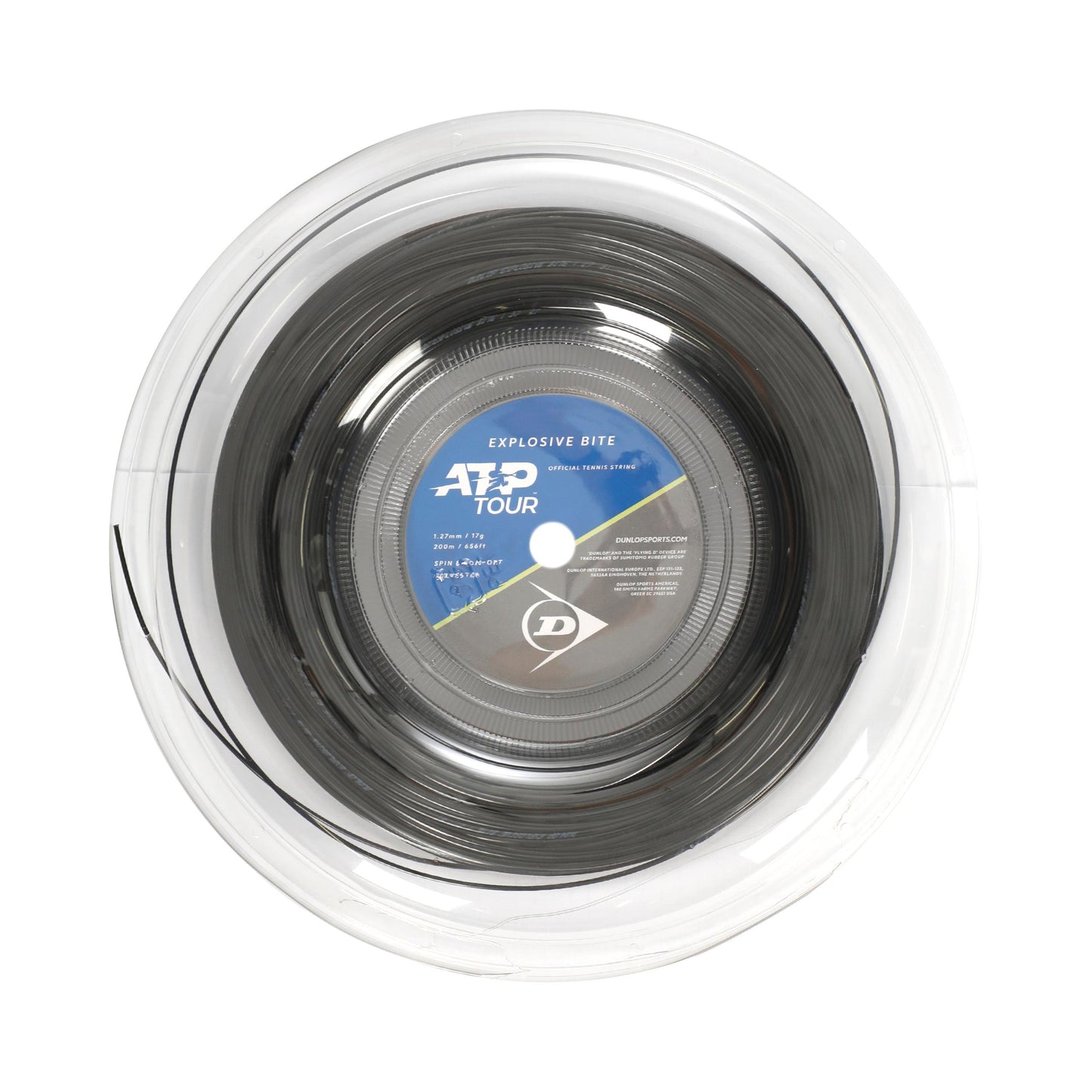 Dunlop Explosive Bite Strängrulle 200m - svart