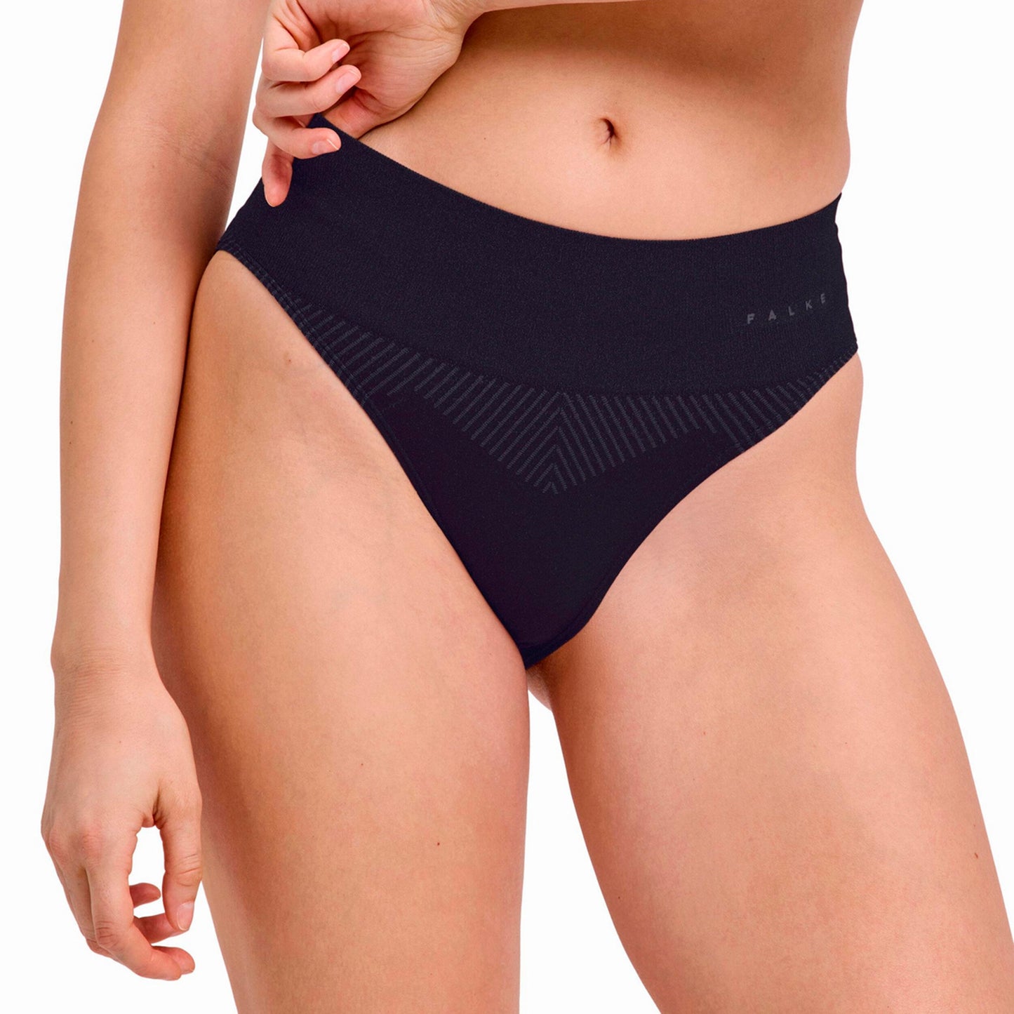 Falke Warm Brief High Waist Panty Damer - svart