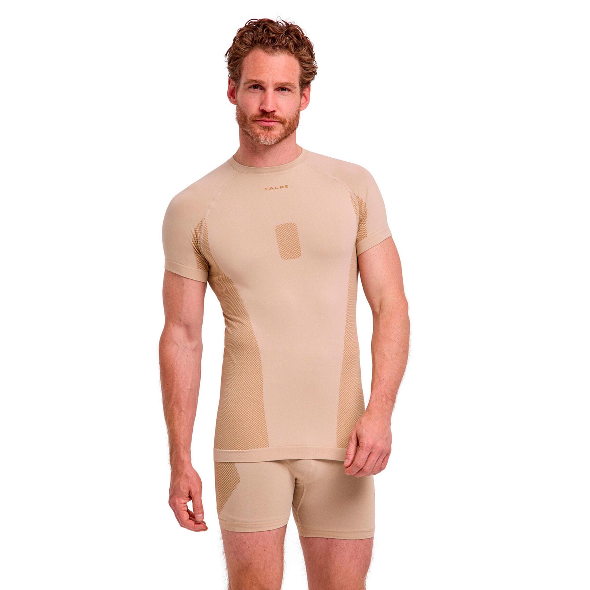 Falke Warm Trend  Väst Herrar - naturfärger