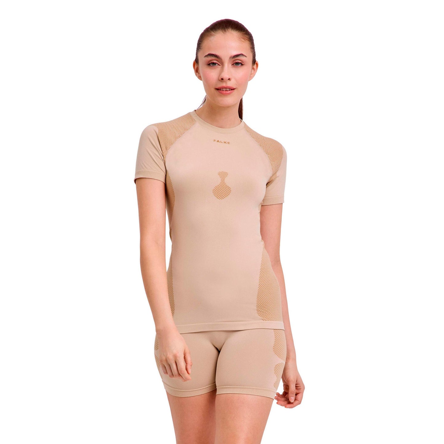 Falke Warm Trend  Väst Damer - naturfärger