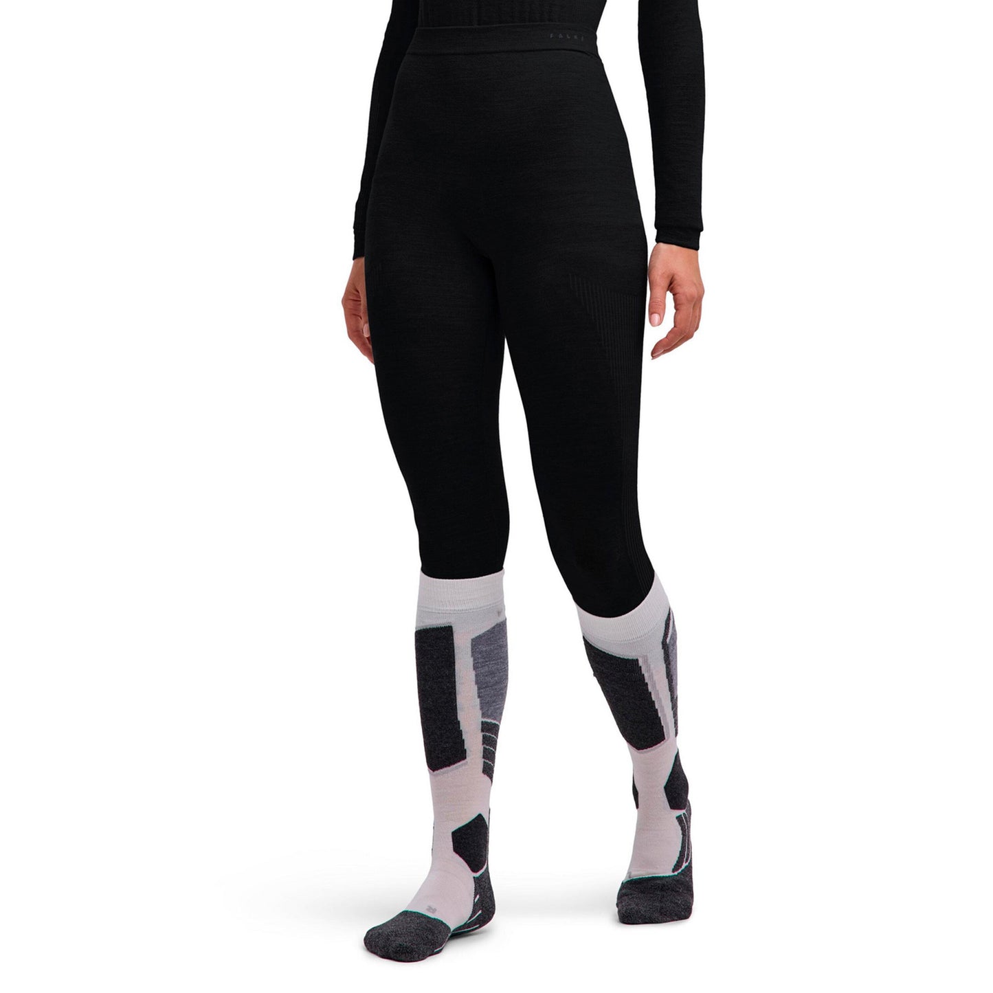 Falke Wool Tech Light 3/4  Tights Damer - svart