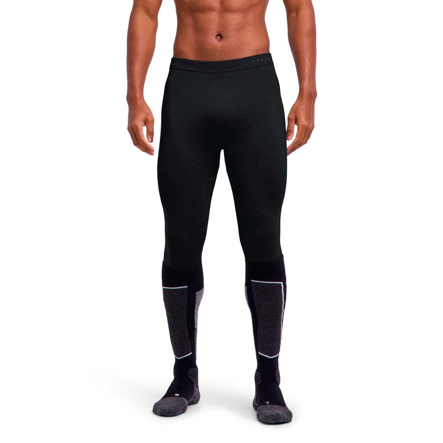 Falke Wool Tech Light 3/4  Tights Herrar - svart