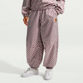 Mid-Rise Oversized Träningsbyxa Damer - brun