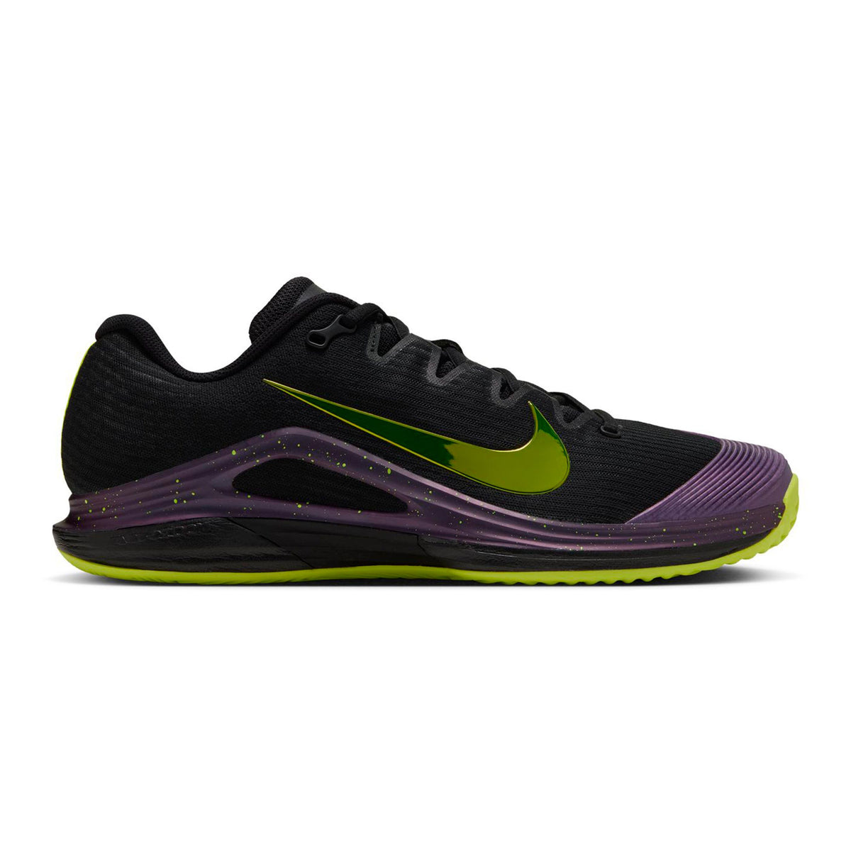 Nike Zoom Vapor 12 Sko för grus Herrar - svart, neongul