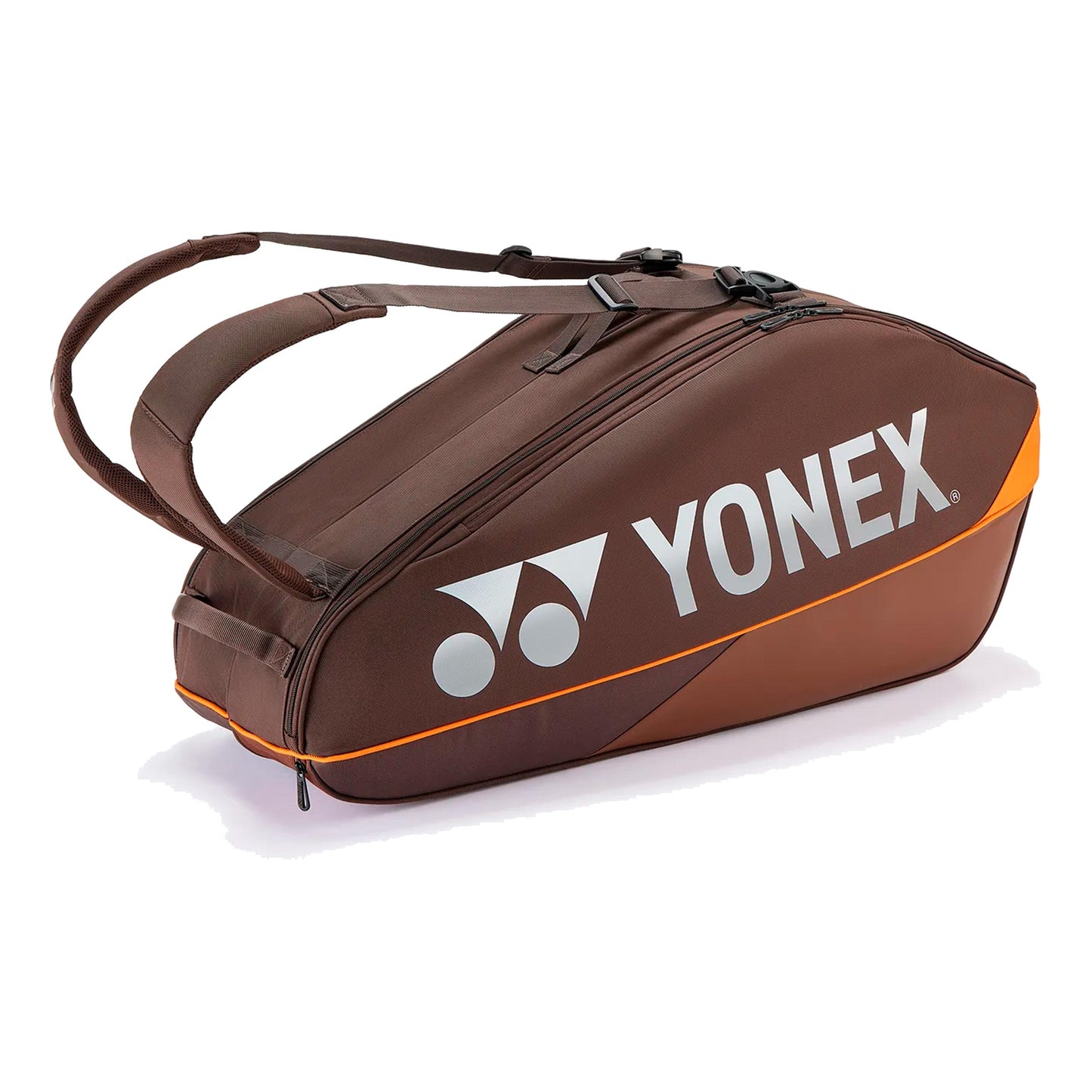 Yonex Pro Racquet Bag Espresso Brown Racketväska 6 - brun, orange