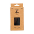 QP shoe laces 140cm Skosnören - svart