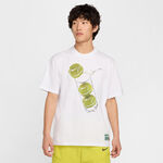 Nike Kl&auml;der Nike Court M90 French Open T-shirt Herrar-Vit