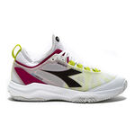 Diadora Tennisskor Diadora Speed Blushield Fly 4+ Sko För Grus Damer-Vit,Neongul