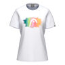 Lara T-shirt Damer-vit
