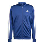 adidas Kläder adidas 3Stripes Träningsjacka Herrar-Blå,Vit