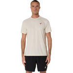 ASICS Kläder ASICS Court Graphic T-shirt Herrar - beige, 