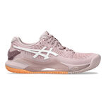 ASICS Tennisskor ASICS Gel-Resolution 9 Clay Sko F&ouml;r Grus Damer-Beige,Vit
