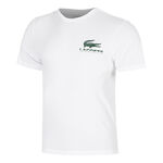 Lacoste Kläder Lacoste Urban Print T-shirt Herrar-Vit