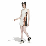 adidas Kläder adidas Y-3 Wow Klänning Damer-Creme,Flerfärgad