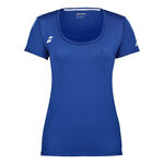 Babolat Kl&auml;der Babolat Play Cap Sleeve T-shirt Damer-Bl&aring;