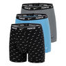 Essential Cotton Stretch Boxer Brief Boxershorts - 3-pack Herrar-svart, gr&aring;