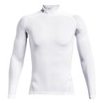 Under Armour Kläder Under Armour Heatgear Comp Mock Långärmat Herrar-Vit