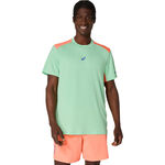 ASICS Kl&auml;der ASICS Court T-shirt Herrar-Gr&ouml;n,Korall