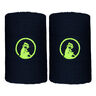 Long Svettband 2-pack Unisex - mörkblå, neongrön