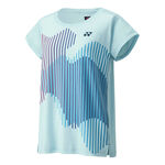 Yonex Kläder Yonex Crew Neck T-shirt Damer - ljusblå, 