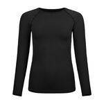 Odlo Kläder Odlo BL Top Crew Neck Performance Light Eco Långärmat Damer-Svart