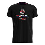 BIDI BADU Kl&auml;der BIDI BADU Good Vibes Logo T-shirt Herrar-Svart