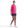 Dri-Fit Regular T-shirt Damer - berry, vit