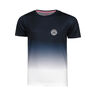 Crew Gradiant T-shirt Pojkar-Mörkblå,Vit