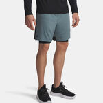 Under Armour Kläder Under Armour Tech Vent 2in1 Shorts Herrar-blågrå