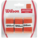Wilson &Ouml;verlindor Wilson Soft Overgrip 3-pack-Orange