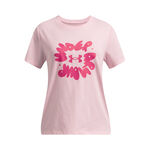 Under Armour Kl&auml;der Under Armour Bubble T-shirt Flickor-Pink