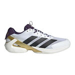 adidas Tennisskor adidas Adizero Ubersonic 5 Allroundsko Herrar-Vit Aluminium,Guld