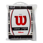 Wilson Överlindor Wilson Pro Overgrip 12-pack-Svart