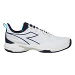 Diadora Tennisskor Diadora Trofeo 3 Sko För Grus Herrar-Vit,Mörkblå