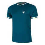 Quiet Please Kläder Quiet Please Create Break Ringer T-shirt Herrar-Petrol,Vit