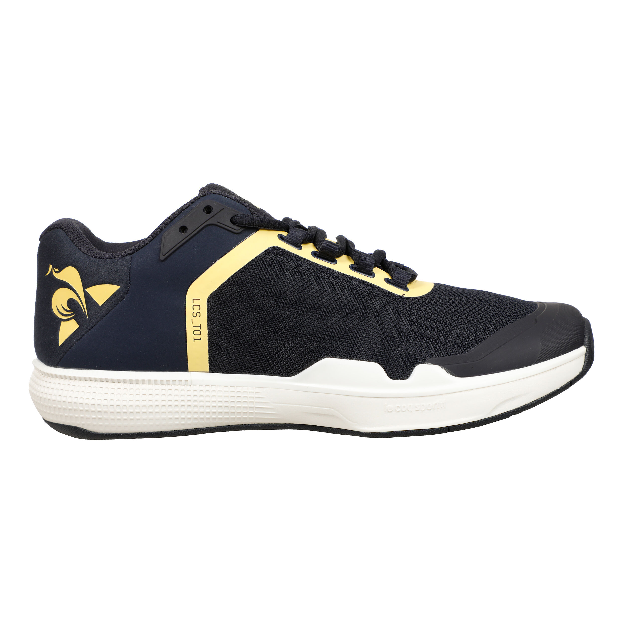 Buy Le Coq Sportif Futur LCS T01 Sko For Grus Herrar Morkbla Gul online Tennis Point SE